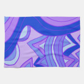 Groovy Lila Geschirrtuch (Horizontal)