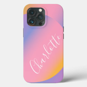 Groovy Lila Gradient   Name des Personalisierten S Case-Mate iPhone Hülle