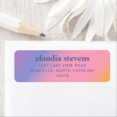 Groovy Lila Pink Gradient | BRAUTPARTY (Insitu)