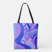 Groovy Lila Tasche (Rückseite)