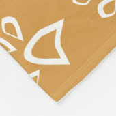 Groovy Liquid Pet Paw Marble Retro Fleecedecke (Ecke)