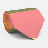 Groovy Liquified Marble Retro 60er Vintages Party Krawatte (Gerollt)