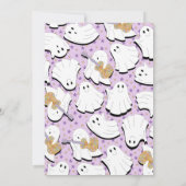 Groovy Little Boo Baby Shower Einladung (Rückseite)