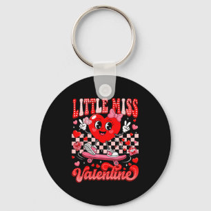Groovy Little Miss Valentine Süße Candy Heart Dame Schlüsselanhänger