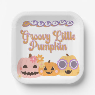 Groovy Little Pumpkin Halloween Favor Bags Pappteller