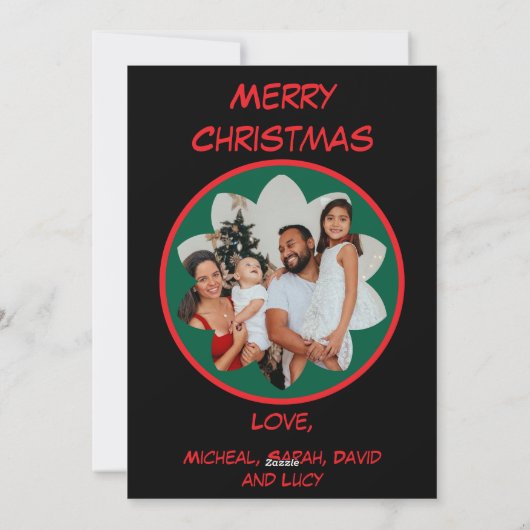 Groovy Lizards  Feiertagskarte (Rückseite)