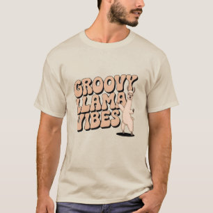 Groovy Llama Vibes T-Shirt