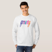Groovy Long Sleeve Unisex T-Shirt (Vorne ganz)
