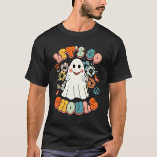 Groovy Los geht's Ghouls Süße Halloween-Geister F T-Shirt