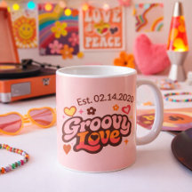 Groovy Love Personalized Valentine’s Gift Retro