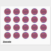Groovy Love Sticker (Blatt)