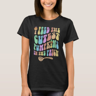 Groovy Lunch Lady I FÜTTERE DIE SÜßESTEN KÜRBISSE T-Shirt