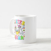 Groovy Lustiger Hase Ei Küken Ostern Squad Tag Män Kaffeetasse (Vorderseite Links)