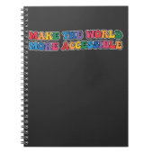 Groovy macht die Welt leichter zugänglich Notizblock (Vorderseite)