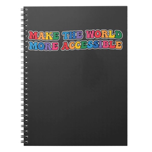 Groovy macht die Welt leichter zugänglich Notizblock (Vorderseite)