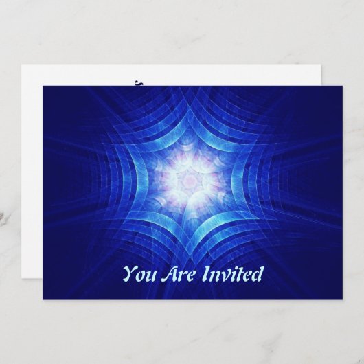 Groovy Magen Einladung (Vorne/Hinten)