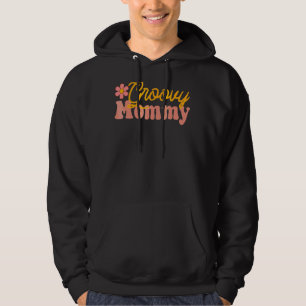 Groovy Mama 60er Ästhetische Nostalgie 1970er Retr Hoodie