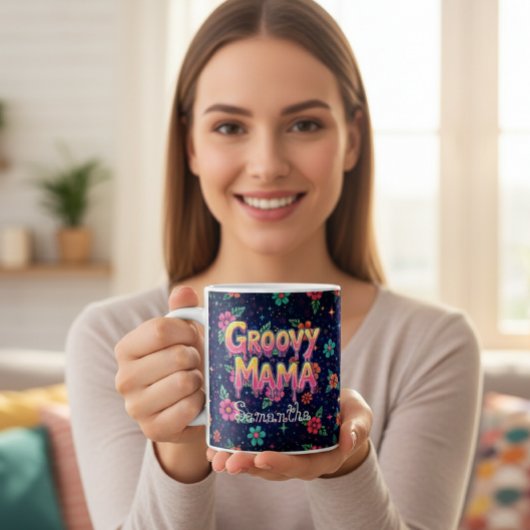 Groovy Mama Custom Mug Kaffeetasse