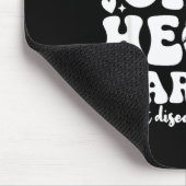 Groovy Mama eines Herzens Krieger CHD-Bewusstsein Mousepad (Ecke)