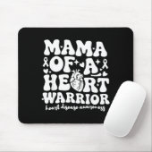 Groovy Mama eines Herzens Krieger CHD-Bewusstsein Mousepad (Mit Mouse)