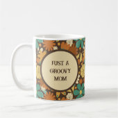 Groovy Mama Floral Retro Kaffeetasse (Links)