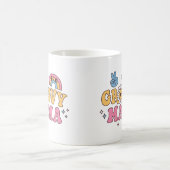 Groovy Mama Hippie Blume und Regenbogen Kaffeetasse (Mittel)