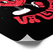 Groovy Mama ist meine Valentine Niedlich Heart Boy Poster (Ecke)