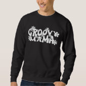 Groovy Mama Mother's Day Sweatshirt Geschenk für M (Vorderseite)