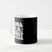 Groovy Mama Of A Heart Warrior Chd Awareness Heart Kaffeetasse (Vorderseite Links)