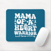 Groovy Mama Of A Heart Warrior Chd Awareness Heart Mousepad (Mit Mouse)