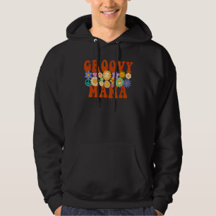 Groovy Mama Retro Hippie Frauen Vintage-Stil Grafi Hoodie