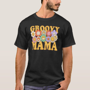 Groovy Mama Retro Matching Family 1. Geburtstag Pa T-Shirt