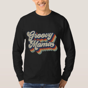 Groovy Mama Retro Vintage Grafikdesign Wom T-Shirt