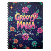 Groovy Mama Spiral Notebook Notizblock (Vorderseite)