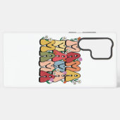 Groovy "Mama" with Wildflowers Samsung Galaxy Hülle (Rückseite (Horizontal))