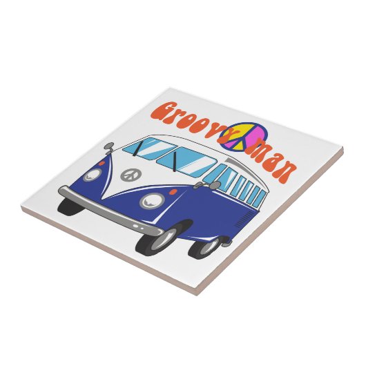 Groovy Man Fliese (Seite)