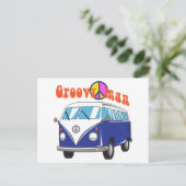 Groovy Man Postkarte (Stehend Vorderseite)