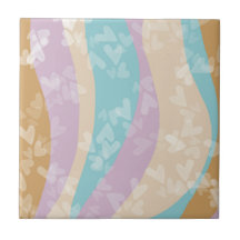 Groovy Marble Wirbel Pastel Heart Briefmarke