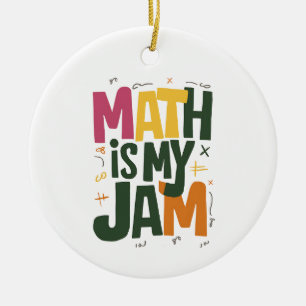 Groovy Math ist mein Ding erster Tag zurück in der Keramik Ornament