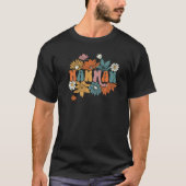 Groovy Mawmaw One Thankful Mawmaw Thanksgiving Fal T-Shirt (Vorderseite)