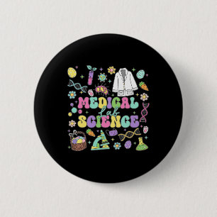 Groovy Medical Labrador Science Ostertafel Button