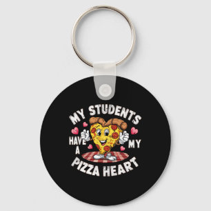 Groovy meine Schüler haben Pizza meines Herzens Le Schlüsselanhänger