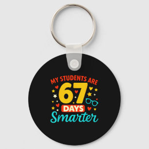 Groovy meine Schüler sind 67 Tage schlauer 67 Meme Schlüsselanhänger