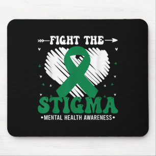 Groovy Mental Health Awareness Montag Kampf gegen Mousepad