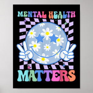 Groovy Mental Health S Blume Autism Smile Face Poster