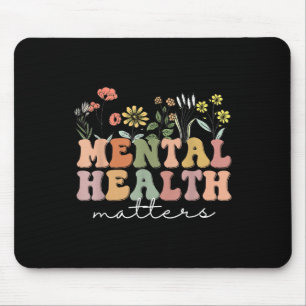 Groovy Mental Health S Human Brain Illusion Awaren Mousepad