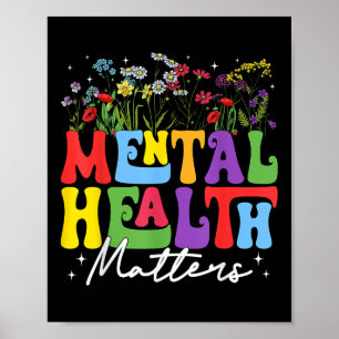 Groovy Mental Health S Mental Health Awareness Mon Poster