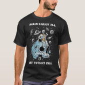 Groovy Mentally Ill, aber Totally Chill Halloween T-Shirt (Vorderseite)