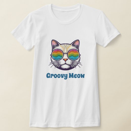 Groovy Meow T-Shirt (Ablage )