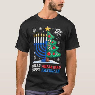 Groovy Merry Chrismukkah Frohe Weihnachten Chanukk T-Shirt